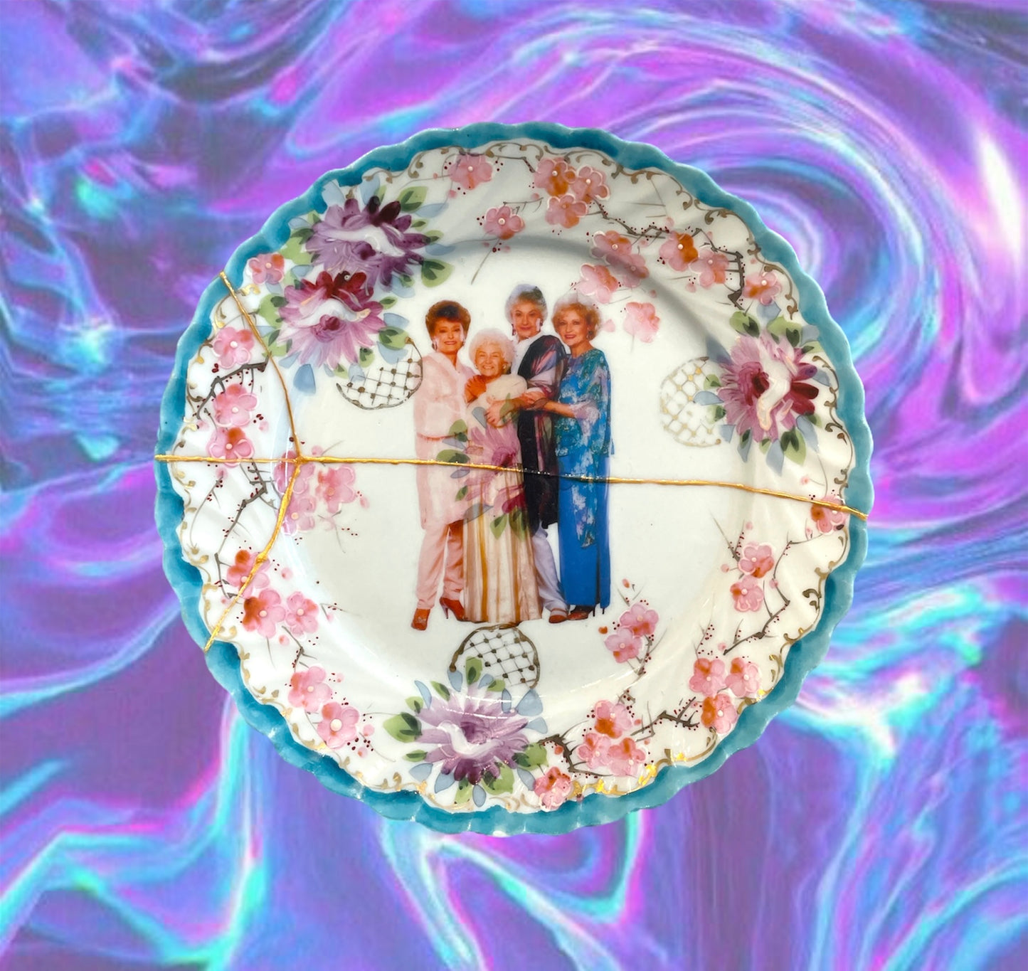 GOLDEN GIRLS BLUE PLATE