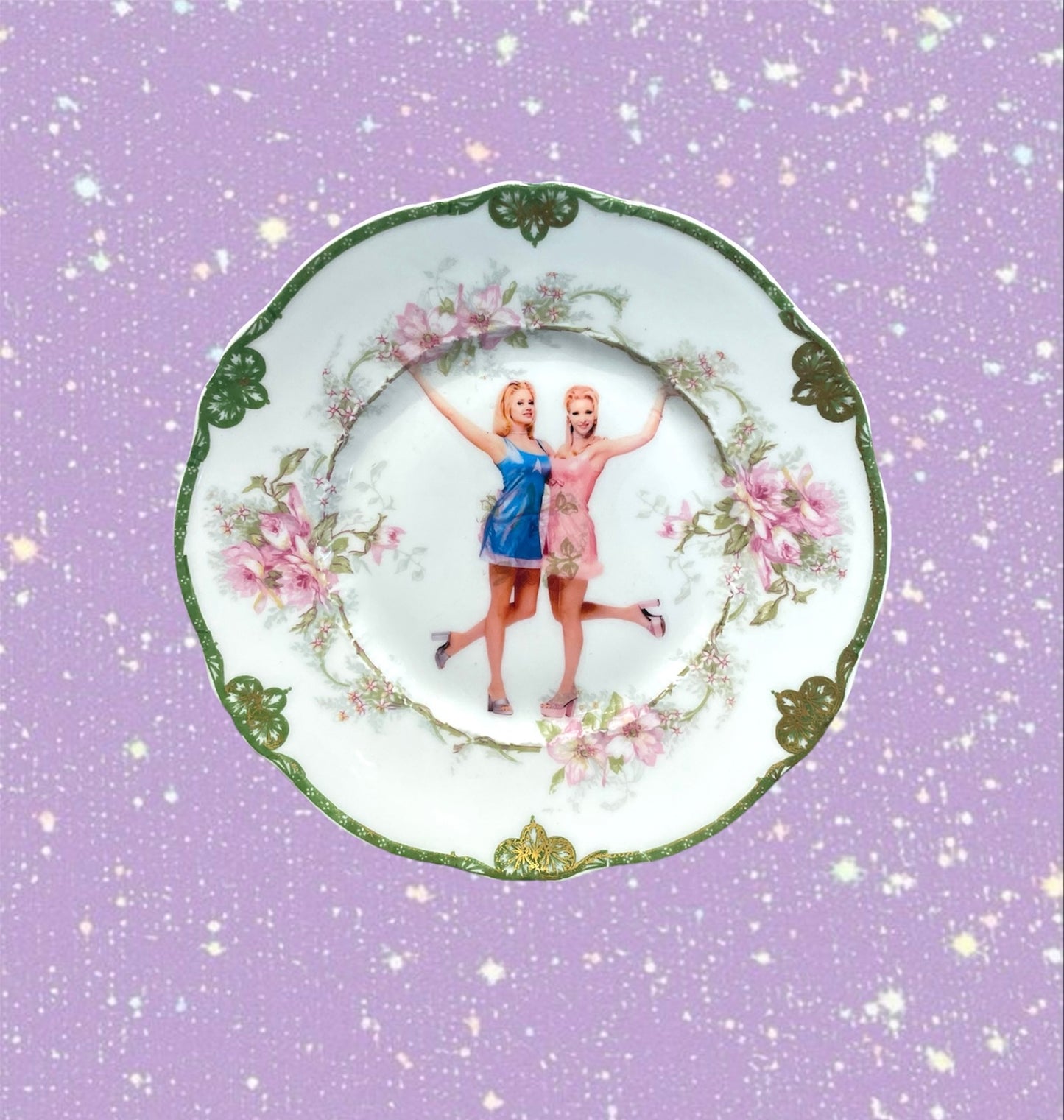 ROMY AND MICHELE FLORAL PLATE