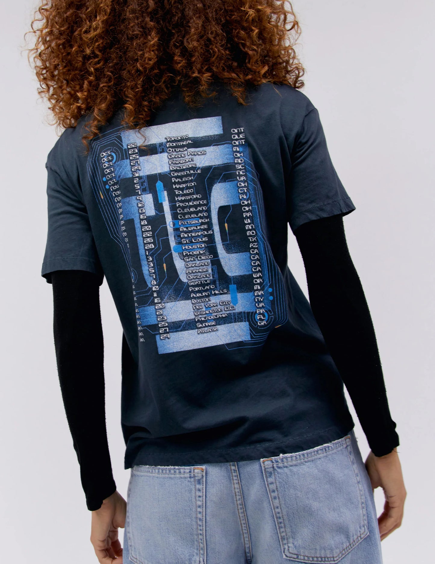 TLC FANMAIL CIRCUIT BOARD RINGER TEE