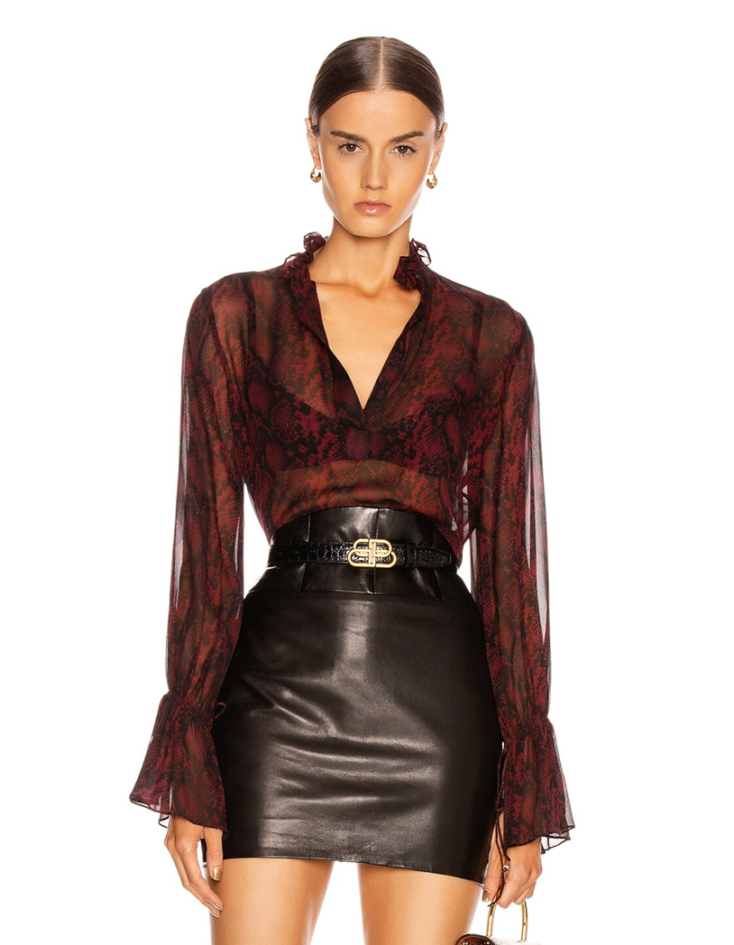 NILI LOTAN DEMI BLOUSE