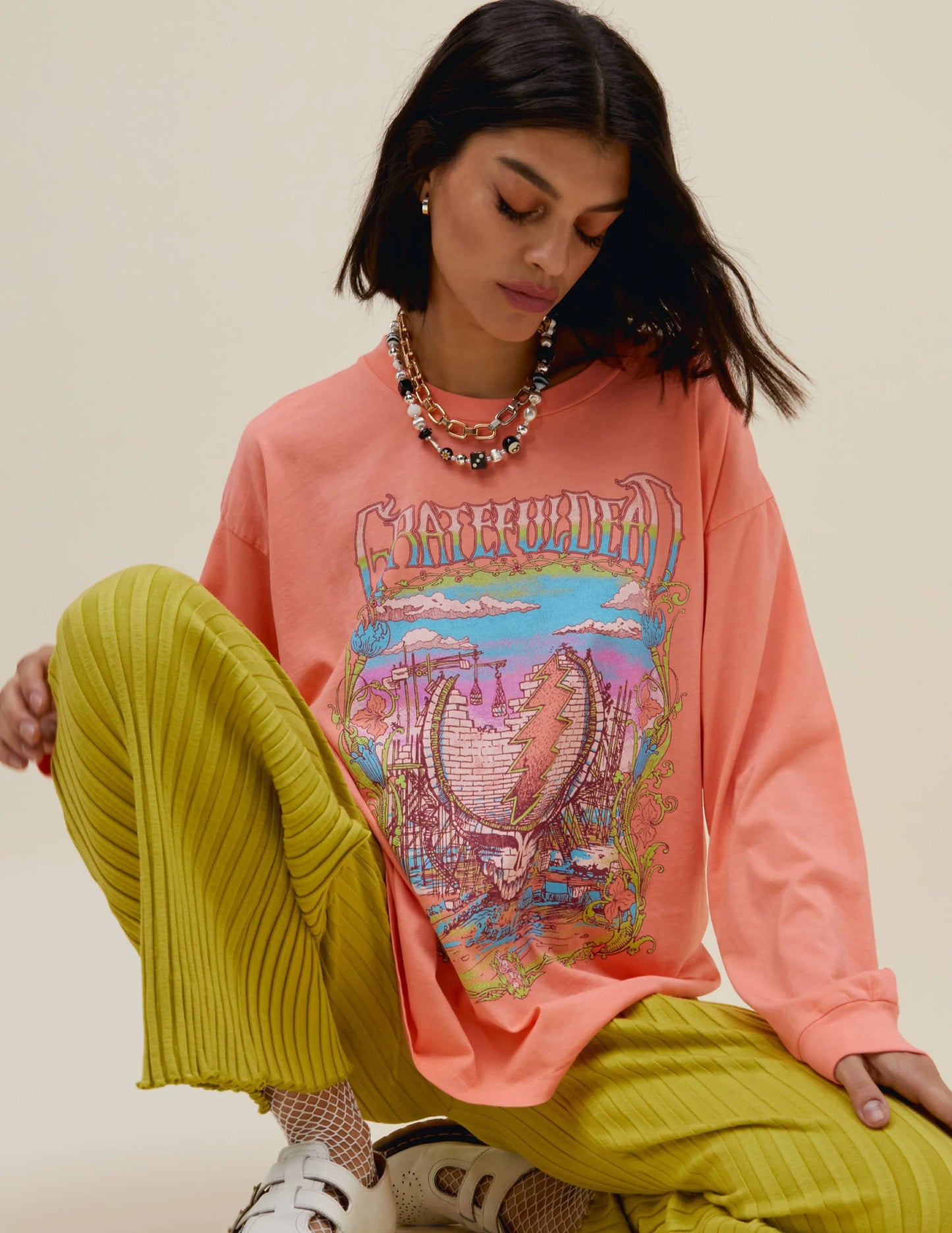 GRATEFUL DEAD UNDER CONSTRUCTION LONG SLEEVE DAYDREAMER MERCH