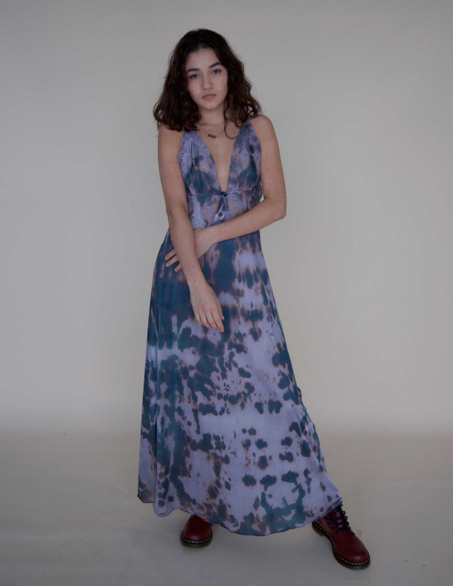 TIE DYE SLIP MAXI DRESS