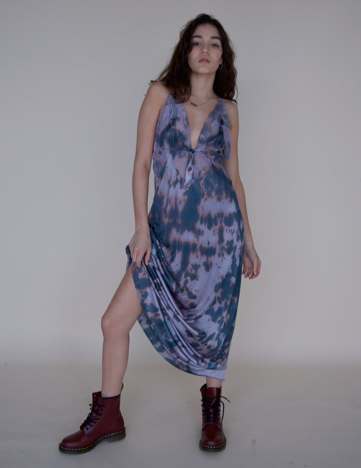 TIE DYE SLIP MAXI DRESS