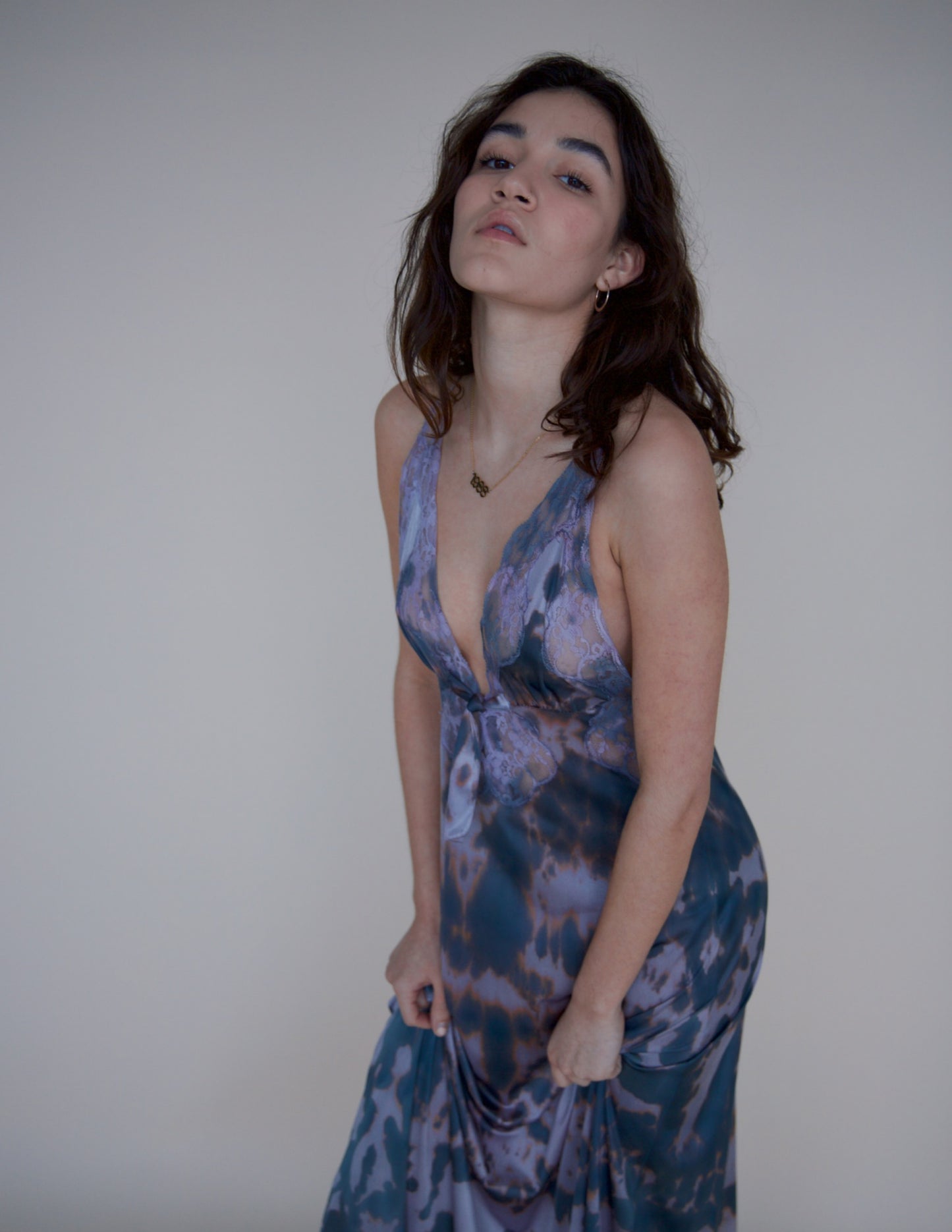 TIE DYE SLIP MAXI DRESS