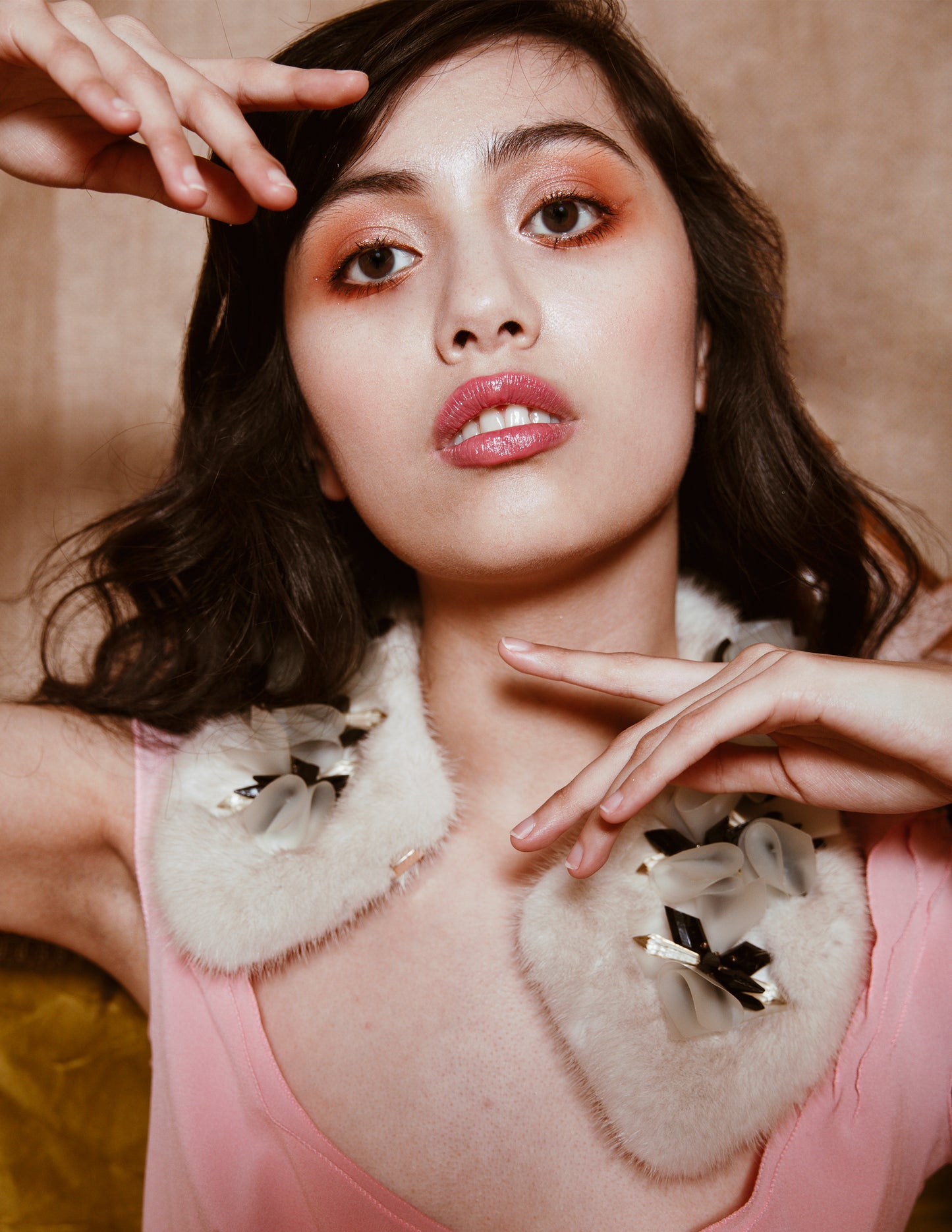 MARNI MINK FUR COLLAR