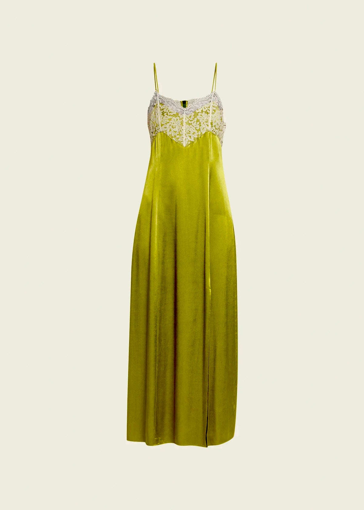 JASON WU CHARTREUSE SLIP DRESS