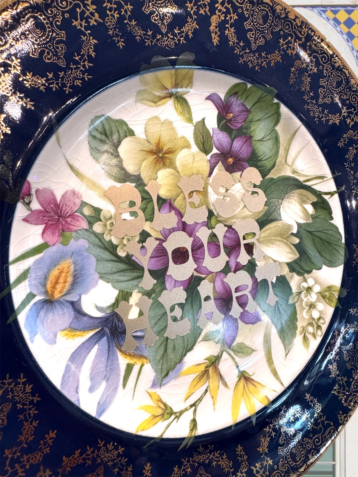 BLESS YOUR HEART PLATE