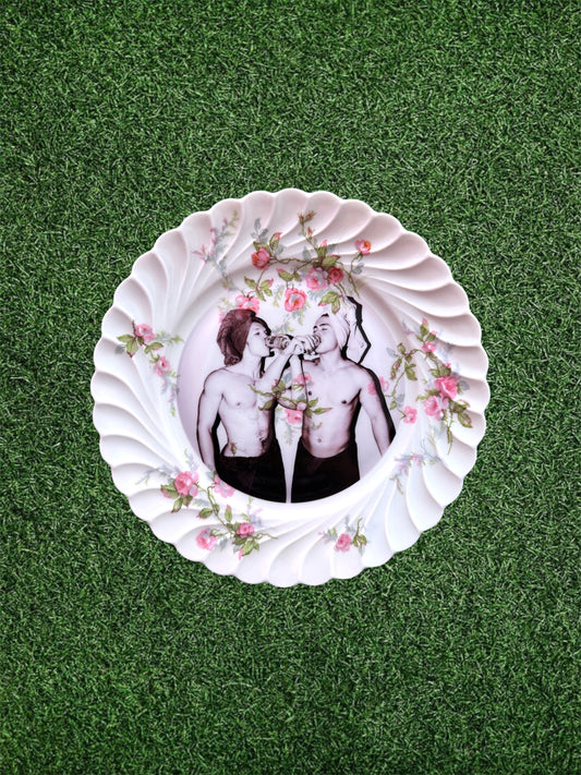 HEATED RIVALRY LIMOGES FLORAL PLATE