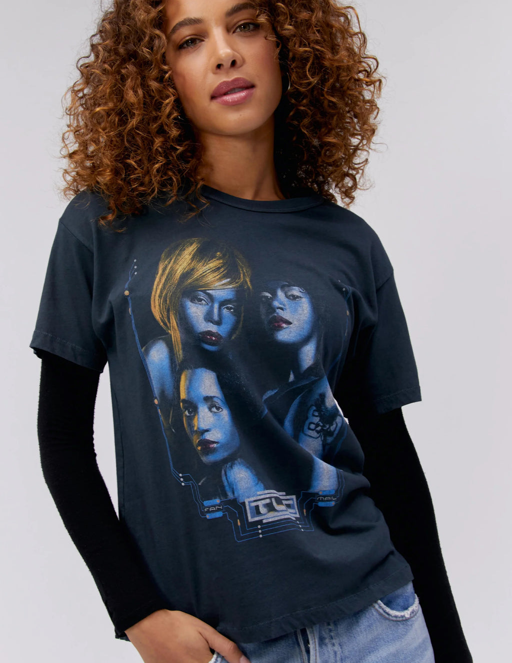TLC FANMAIL CIRCUIT BOARD RINGER TEE