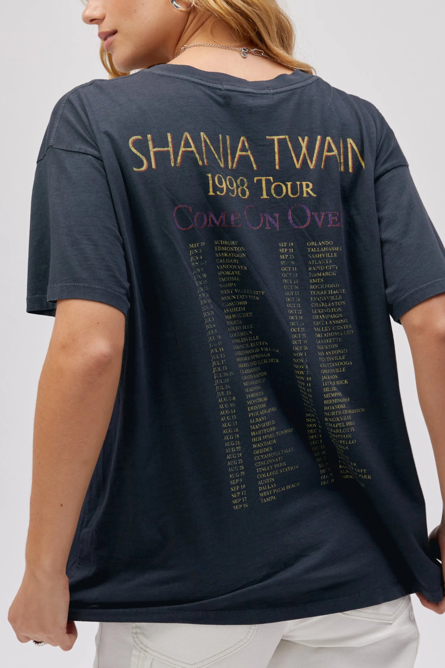 SHANIA TWAIN COME ON OVER 1998 TOUR MERCH TEE