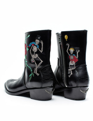 ZADIG & VOLTAIRE PILAR EMBROIDERED BOOTS