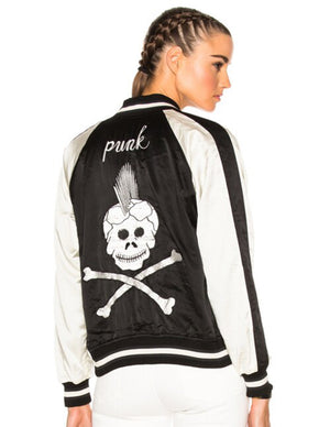 R13 REVERSIBLE PUNK SUKAJAN BOMBER JACKET